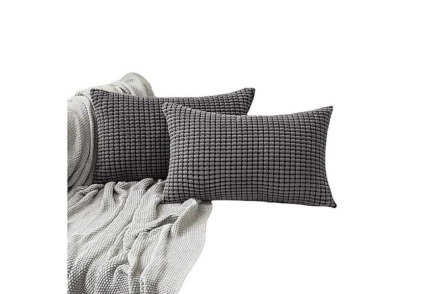 Kaket Kissenhülle 2 Stück, Quadratisch, für Wohnzimmer Schlafzimmer Bett So günstig online kaufen