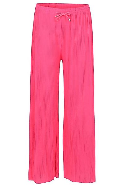 Easy Young Fashion Palazzohose Plisseehose 999 Sommerhose mit elastischem B günstig online kaufen