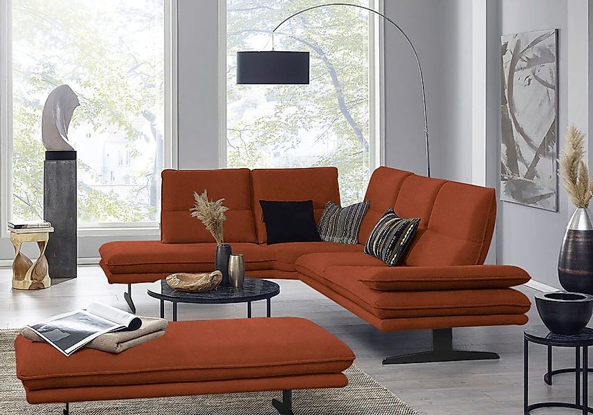 W.SCHILLIG Ecksofa "broadway, Designsofa, toller Sitzkomfort, zeitlos, eleg günstig online kaufen