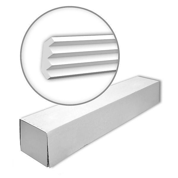 PROFHOME 150140 Eckleisten 1 Karton Set mit 20 Stuckleisten 40 m Weiß günstig online kaufen