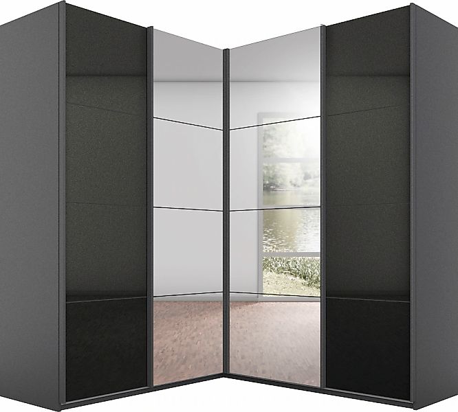 rauch Schwebetürenschrank "Quadra" Eckschrank inkl. Türendämpfer und Schubl günstig online kaufen