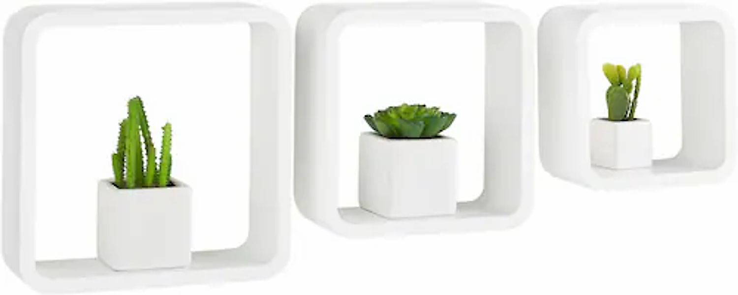 Home affaire Deko-Wandregal, (Set, 3 St., 3-tlg. Set), Dekoregal, Wanddeko, günstig online kaufen
