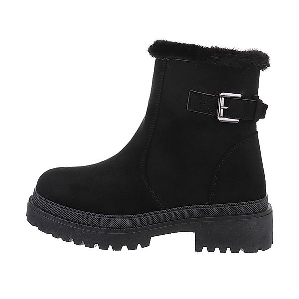 Ital-Design Damen Schnürschuhe Freizeit Plateaustiefelette (84456525) günstig online kaufen