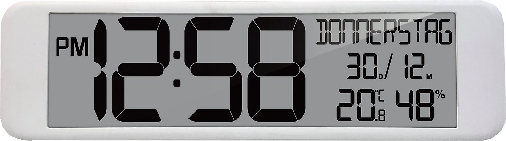 technoline Funkwanduhr WS 8120 (mit Temperatur- und Luftfeuchteanzeige) günstig online kaufen