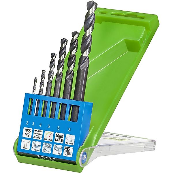 kwb HI-NOX HSS M2 Metallbohrsatz 6-teilig günstig online kaufen