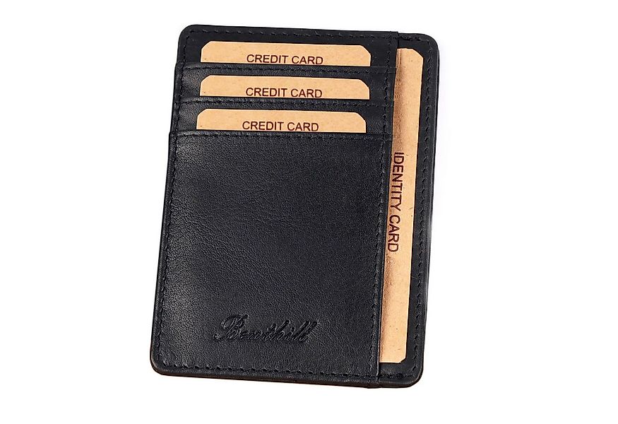 Benthill Kartenetui Kartenetui Echt Leder Mini Geldbörse Schmal Kleiner Kar günstig online kaufen