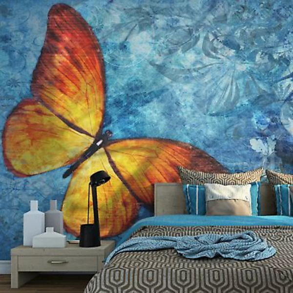 artgeist Fototapete Fiery butterfly mehrfarbig Gr. 250 x 193 günstig online kaufen