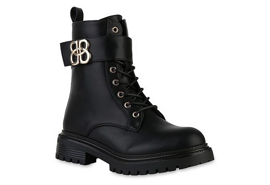 VAN HILL 841356 Schnürstiefelette Damen Leicht Gefütterte Schnürstiefelette günstig online kaufen