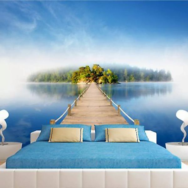 artgeist Fototapete Geheimnisvollen Insel mehrfarbig Gr. 350 x 245 günstig online kaufen