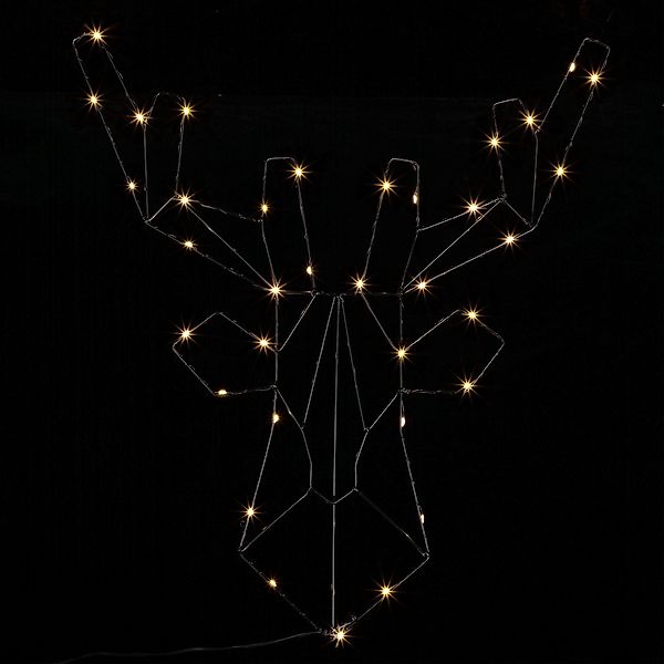 Casaria Weihnachtsfigur, LED Rentier Beleuchtet Innen & Außen Batterie Häng günstig online kaufen