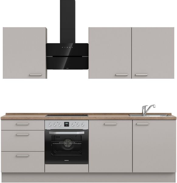 nobilia® Küchenzeile "Touch II", vormontiert, Ausrichtung günstig online kaufen