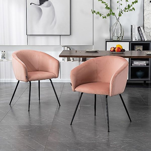 HOME DELUXE Polsterstuhl Esszimmerstuhl ARIA Samt günstig online kaufen
