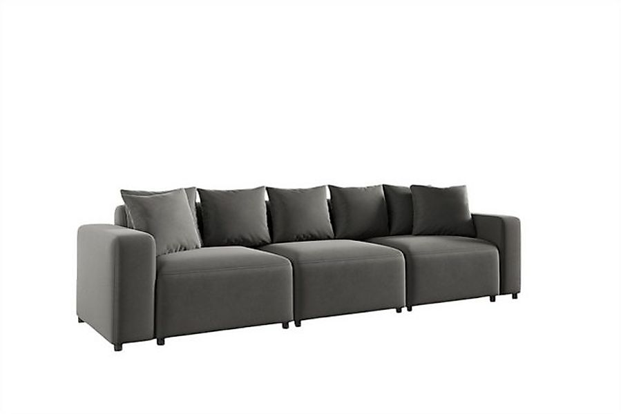 Fun Möbel 3-Sitzer Sofa Designersofa MEGAN 3-Sitzer in Stoff Salvador, inkl günstig online kaufen