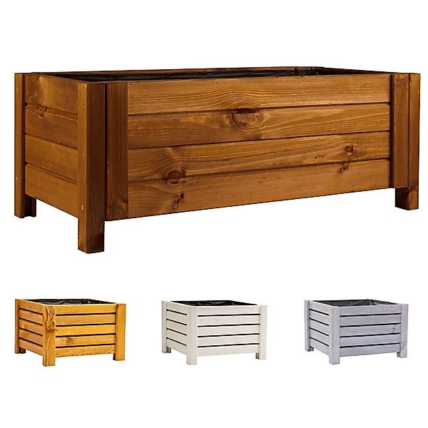 BooGardi Pflanzkübel Blumenkasten Holz mit Vlies günstig online kaufen