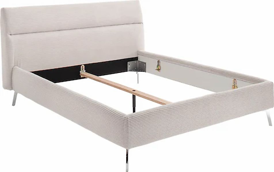 Home affaire Polsterbett »Elvo, weichgepolstertes Kopfteil, wahweise Überlä günstig online kaufen