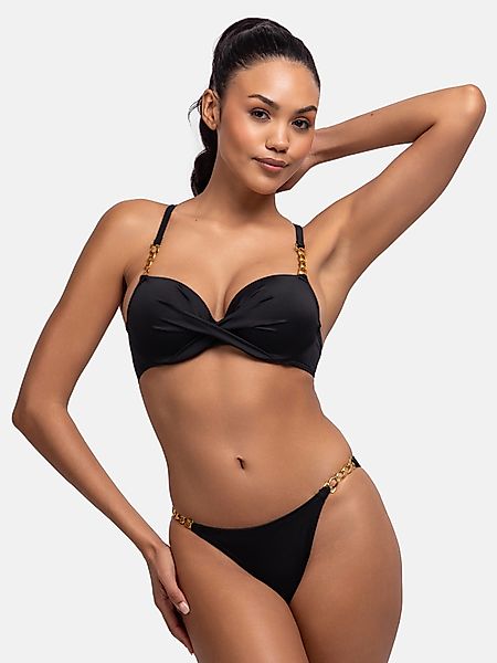 Dorina Bügel-Bandeau-Bikini-Top FILAO, Mit modischen goldfarbenen günstig online kaufen