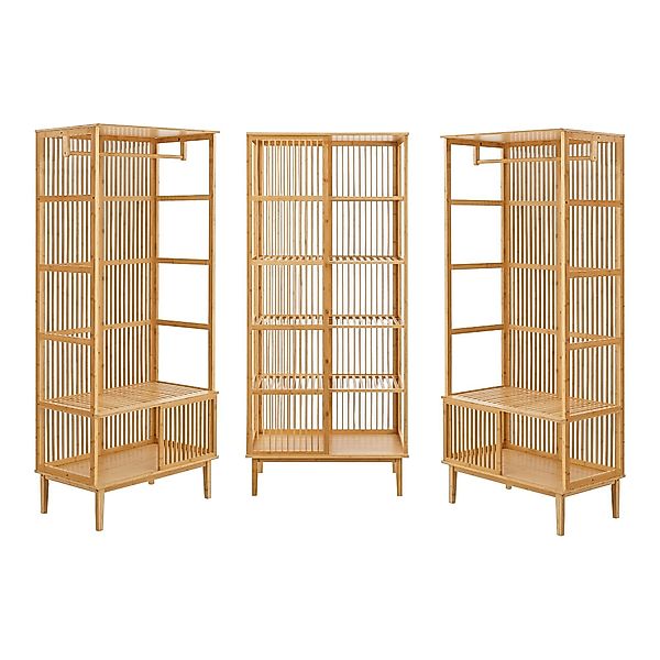 en.casa Garderoben-Set, (3-St., bestehend aus 2 günstig online kaufen