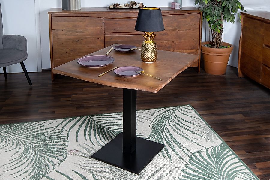 Loreno® Bistrotisch Iris, massives Akazienholz, echte günstig online kaufen
