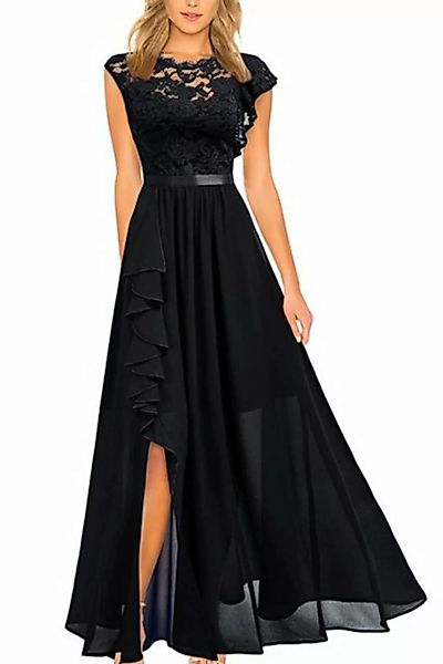 ENIX Abendkleid Damen Chiffon Spitze Cocktailkleid Abendkleid Elegantes lan günstig online kaufen