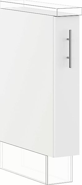 IMPULS KÜCHEN Auszugsunterschrank »"Prag und Valencia", Breite/Höhe: 15/72, günstig online kaufen