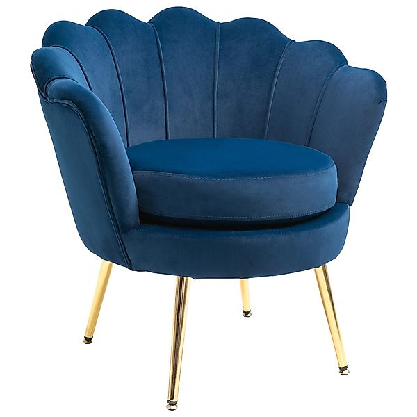 HOMCOM Sessel Polstersessel in Lotusform (Relaxsessel günstig online kaufen