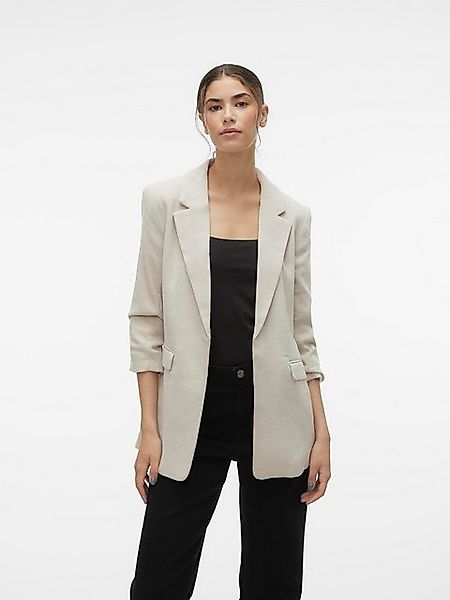 Vero Moda Jackenblazer Einfarbiger Blazer Offfener Style Basic Jacket (norm günstig online kaufen