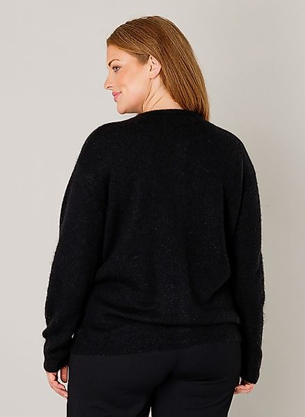 Base Level Curvy Cardigan "Yulia", mit Woll-Anteil und Knopfleiste günstig online kaufen