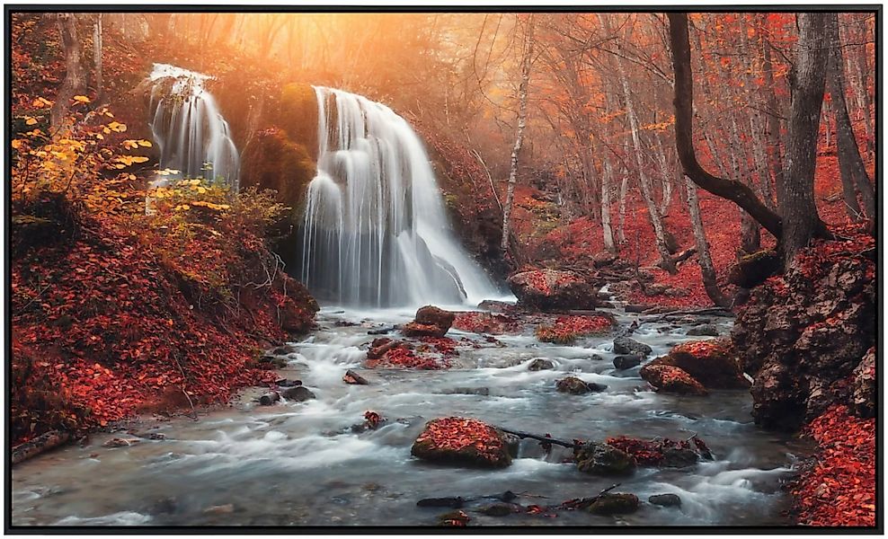 Papermoon Infrarotheizung »Wasserfall im Wald«, sehr angenehme Strahlungswä günstig online kaufen