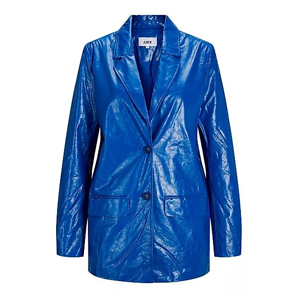 Jjxx Wilson Faux Leather Blazer L Blue Iolite günstig online kaufen