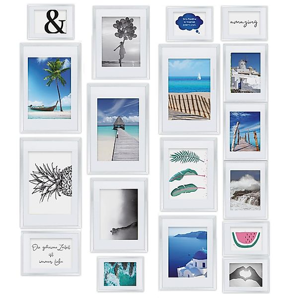 bomoe Bilderrahmen Paradise, 18er Set Fotowand günstig online kaufen