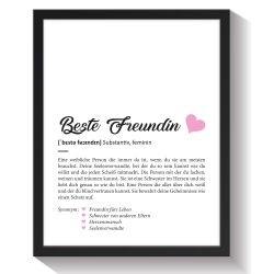 GRAVURZEILE Poster Definition Poster, Kunstdrucke auf günstig online kaufen
