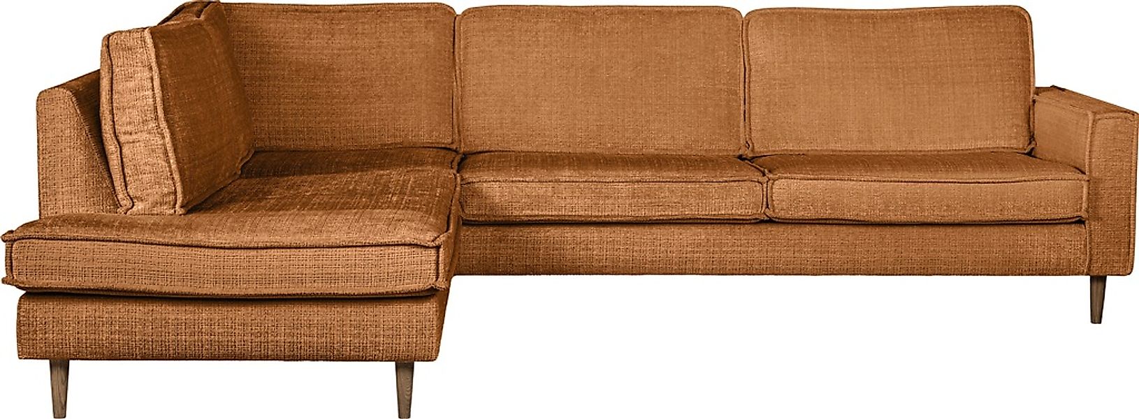 Home affaire Ecksofa "Pinto Skandi, 290 cm, Chenille, Struktur, Ottomane li günstig online kaufen