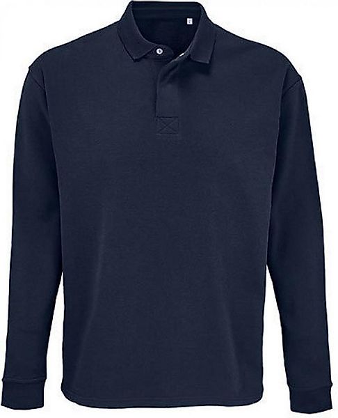 SOLS Langarm-Poloshirt Unisex Polo Collar Sweatshirt Heritage XS bis 5XL günstig online kaufen