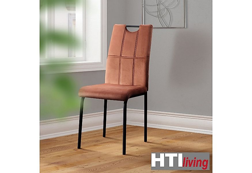 HTI-Living Esszimmerstuhl Stuhl Denton Velvet Braun (Set, 2 St), Esszimmers günstig online kaufen