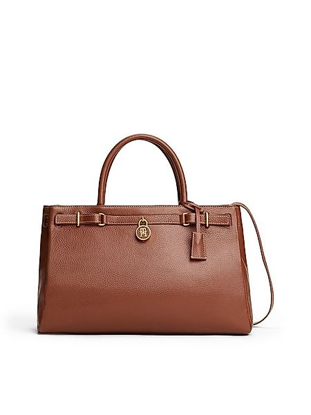 Tommy Hilfiger Tragetasche AMERICAN ICON TOTE LEATHER, Damen Handtasche, Sc günstig online kaufen