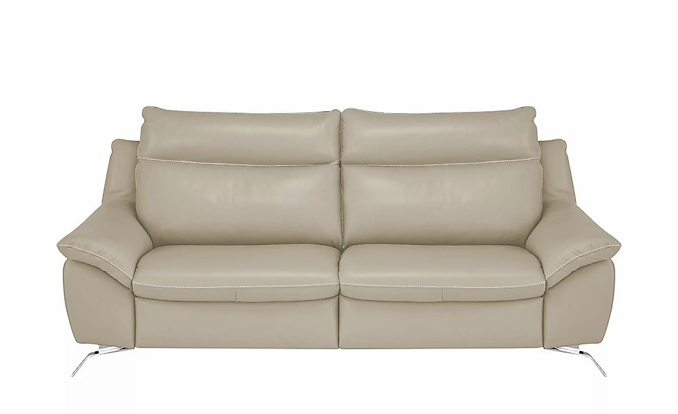 Natuzzi Editions Sofa aus Echtleder Orlando ¦ beige ¦ Maße (cm): B: 219 H: günstig online kaufen