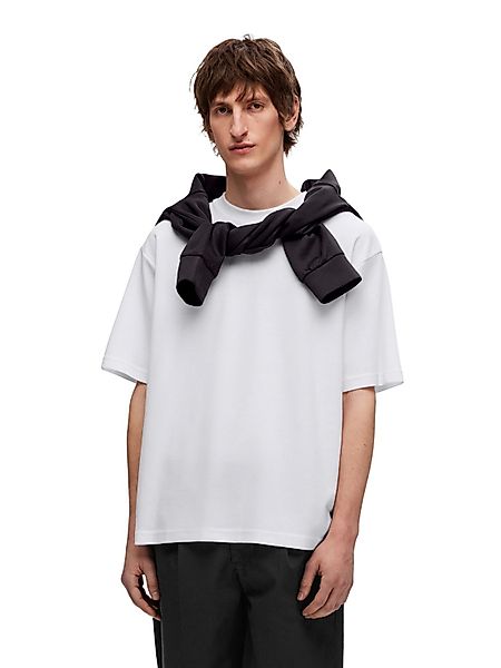 Selected Homme Herren Rundhals T-Shirt SLHLOOSEOSCAR - Relaxed Fit günstig online kaufen