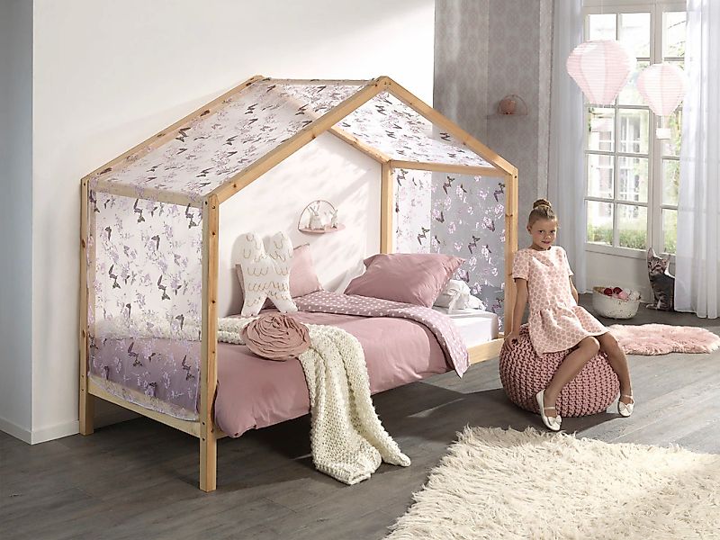 Vipack "Dallas" Made in Europe, wahlweise mit Bettschublade oder Textilhimm günstig online kaufen