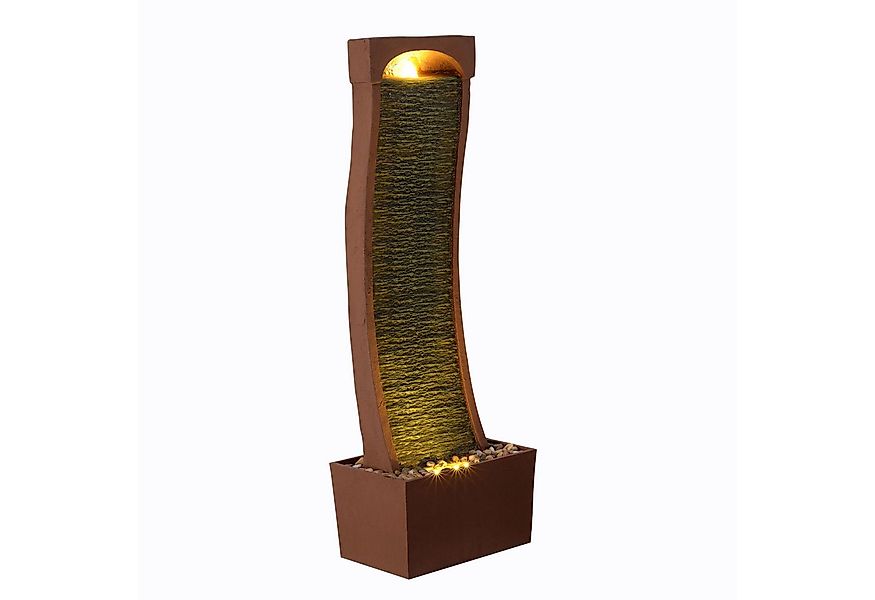 Teamson Home Gartenbrunnen mit LED rot 97 cm günstig online kaufen
