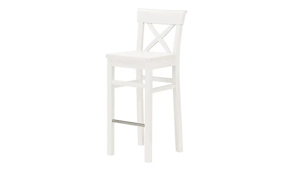 maison bleue Barstuhl  Florian ¦ weiß ¦ Maße (cm): B: 43,5 H: 106 T: 44.0 P günstig online kaufen