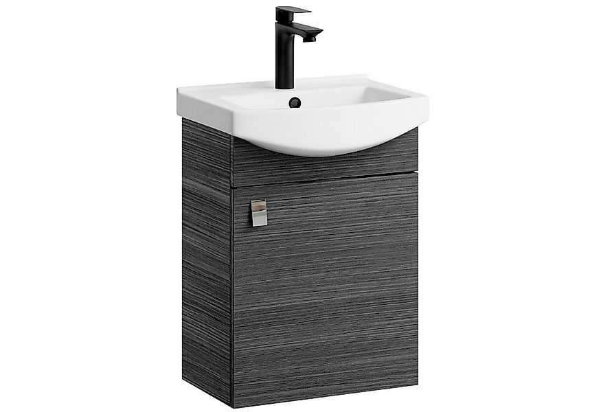 Planetmöbel Waschtisch Waschtischunterschrank 45cm Anthrazit günstig online kaufen