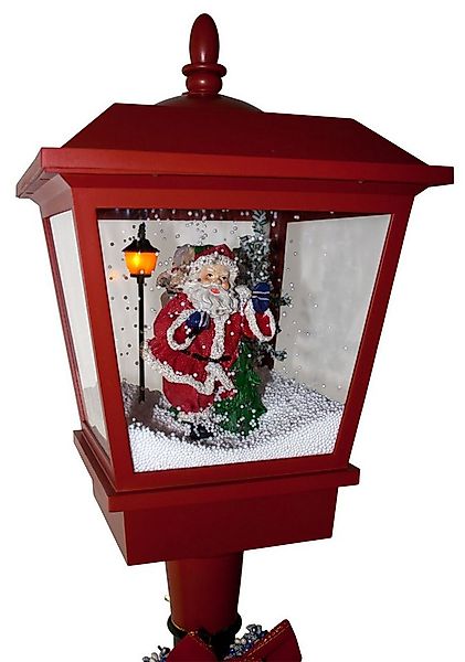 foolonli LED Laterne Schneiende Laterne Stand LED 180 cm Rot Santa Weihnach günstig online kaufen