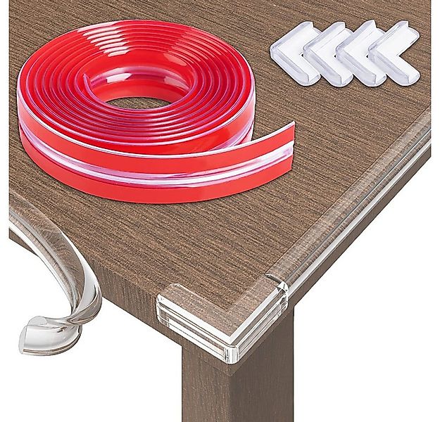 TUWENA Kindersicherung 6 Meter Transparent Silikon Kinder Tischkantenschutz günstig online kaufen