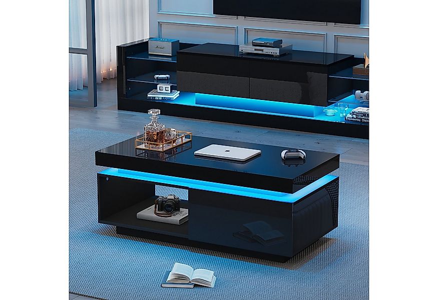 STILVORA Wohnzimmer-Set mit Lowboard&Couchtisch,Möbel-Set Wohnzimmerset Hoc günstig online kaufen