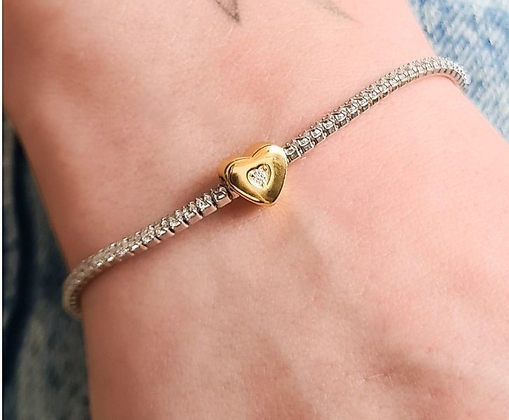 NAHLE Silberarmband Armband Herz Damen Silber günstig online kaufen