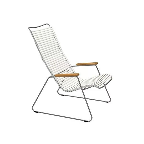 Outdoor Lounge Stuhl Click weiß günstig online kaufen