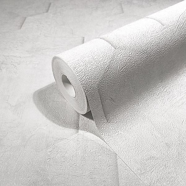 Marburg Vliestapete Hexagon, strukturiert, matt, moderne Tapete für Wohnzim günstig online kaufen