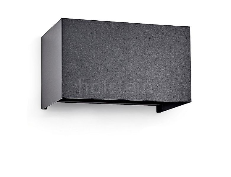 hofstein Außen-Wandleuchte Wandlampe aus Metall in Anthrazit, LED fest inte günstig online kaufen