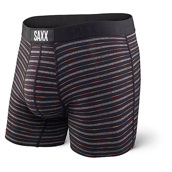 Saxx Underwear Vibe Boxer S Black Gradient Stripe günstig online kaufen