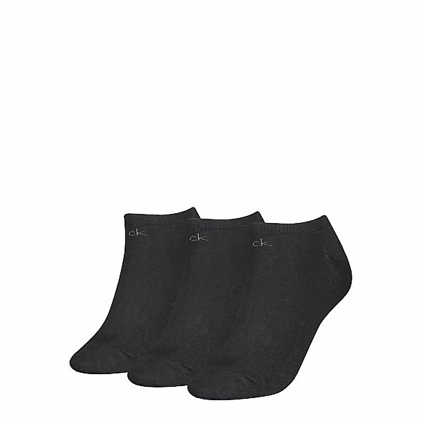 Calvin Klein Sneakersocken "CK WOMEN SNEAKER" 3 Paar, schmales Rippenbündch günstig online kaufen